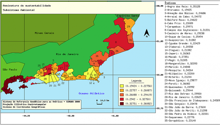 Atlas de Indicadores de Sustentabilidade para os Municípios Costeiros ...